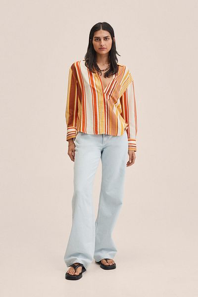 MANGO Bílá dámská košile 27065912