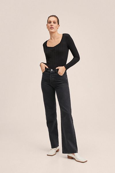 MANGO 27001299 Damen/Mädchen Schwarz