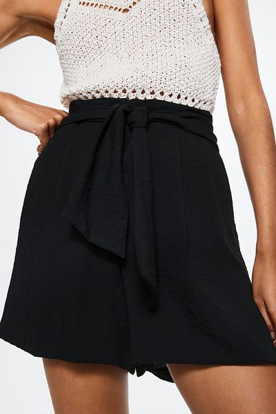 MANGO 27009403 Damen/Mädchen Schwarz