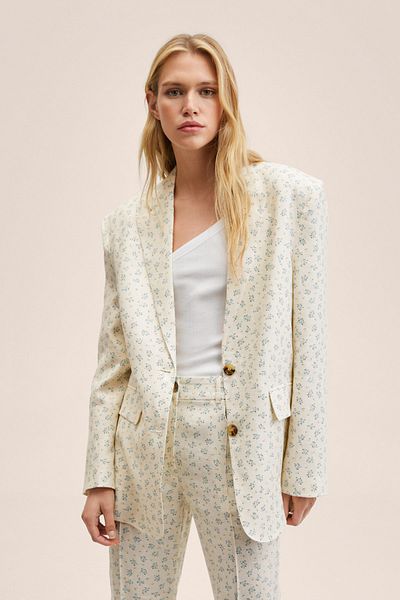 MANGO 27097131 Damen/Mädchen Ecru