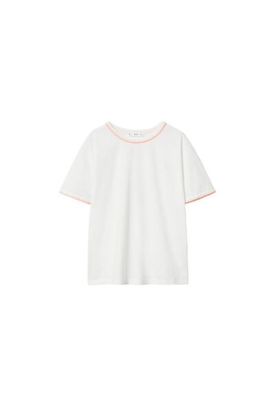 MANGO Πορτοκαλί Γυναικείο T-Shirt 37013859