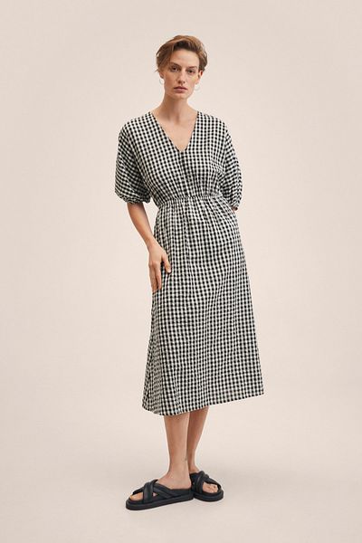 MANGO Woman Black Women's Dress 27047116