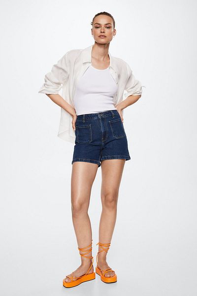 MANGO 37010353 Damen/Mädchen Dunkelblau