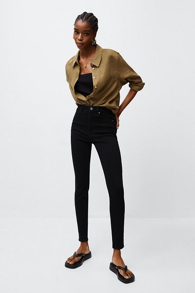 MANGO Woman 27011126 Women's / Girls Black denim
