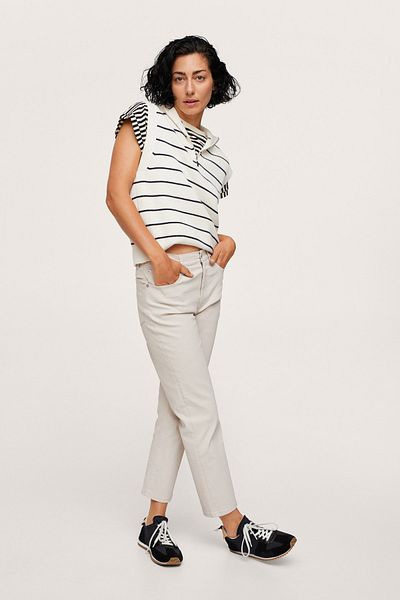 MANGO 17065903 Women/Girls Ecru