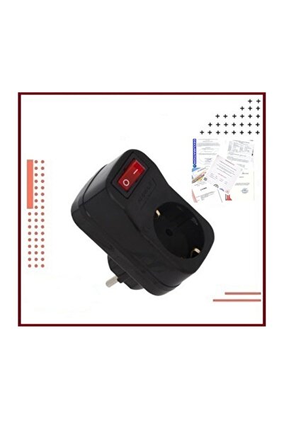 As Bakalit Tekli Akım Korumalı Priz