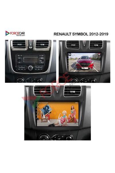 FORCECAR RENAULT SYMBOL 2012-2019 ANDROİD MULTİMEDYA 2.32 KABLOSUZ CARPLAY