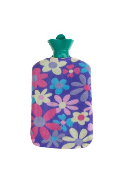 nistabolje Fleece Covered Warm Hand Foot Water Bag Warmer Compress Hot Water Bag