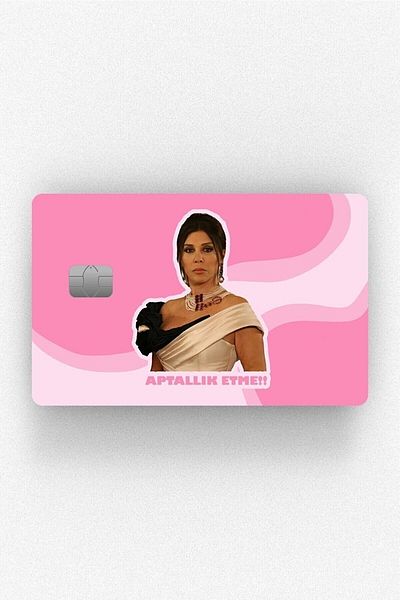 Namgo Nu fi prost Bihter Autocolant pentru card de credit cu/fără cip