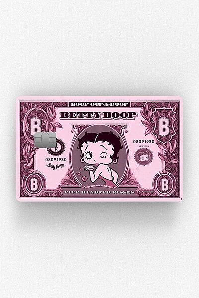 Namgo Επικάλυψη αυτοκόλλητου κάρτας Betty Boop με/χωρίς τσιπ
