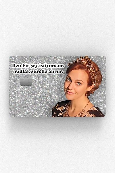 Namgo Επικάλυψη αυτοκόλλητου κάρτας Hürrem Mutlak Surretle με/χωρίς τσιπ