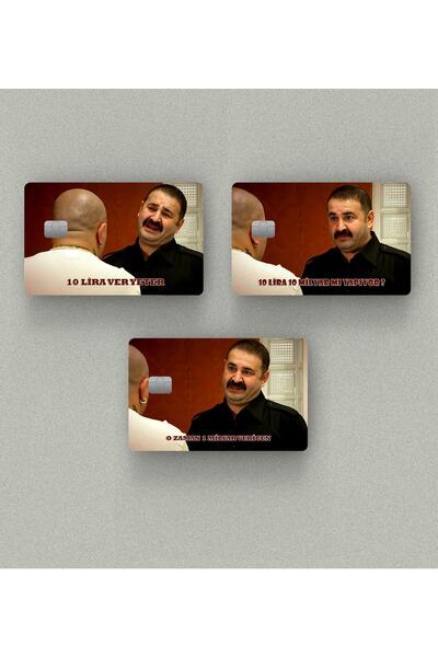 Namgo Kutsal Damacana 3'lü Set Kredi Kartı & Akbil Sticker Kaplama