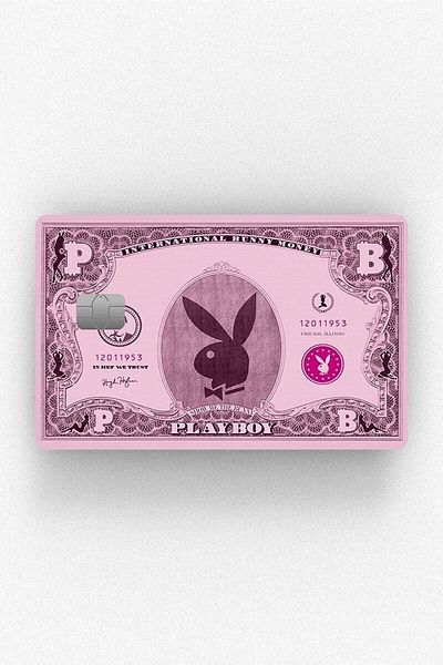 Namgo ملصق بطاقة Playboy Dollar مطلي ب/بدون شريحة