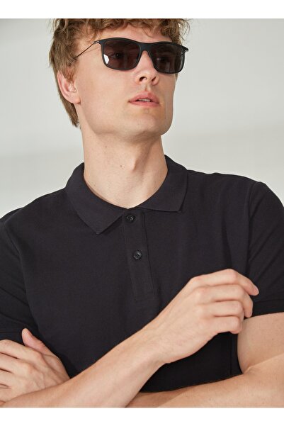 Lee Cooper Men's Polo T-Shirt Black - 199 LCM242040 BAS