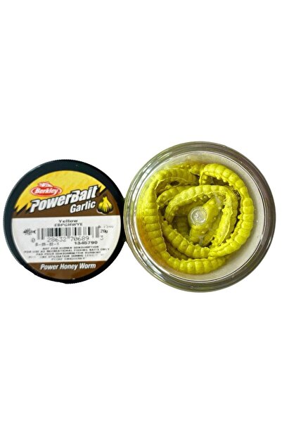 BERKLEY Power Honey Worm 55CT Silikon Kurt - Yellow