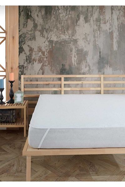 AYHOME Single Liquid Proof Mattress Mattress Protector with Four Corner Elastics 100 X 200 Cm Anti-Sweat