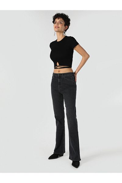 Colin's Monica 791 Regular Fit - Pantaloni de damă, gri, cu picioare largi