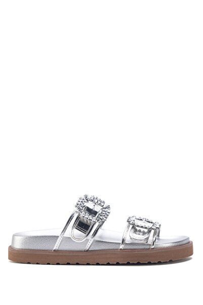Nine West Viko 3Fx Silver Women's Slippers