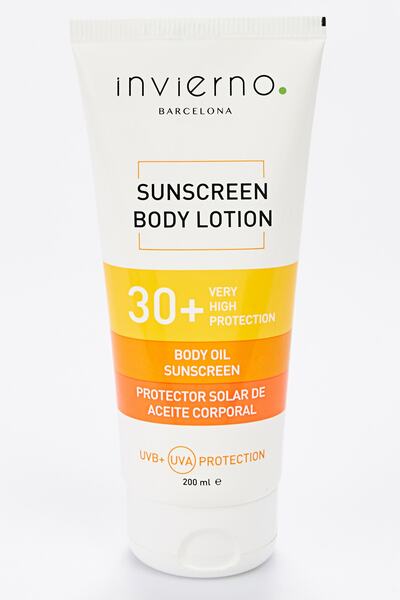 Invierno Barcelona LLC. +30 SPF Body Sunscreen Sunscreen Body Lotion