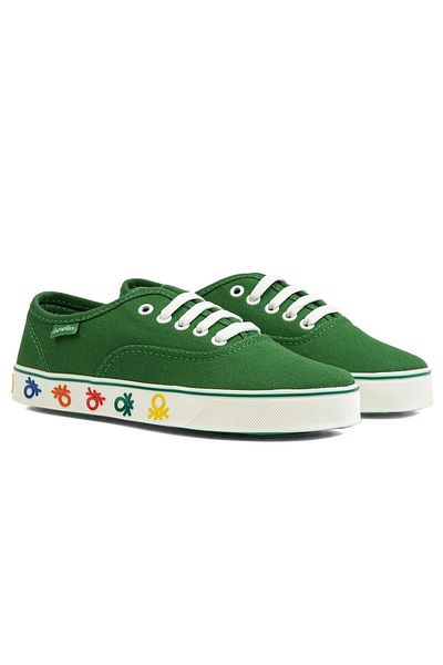 Benetton ® |   Bn-30954- Green - Women's Sports Shoes