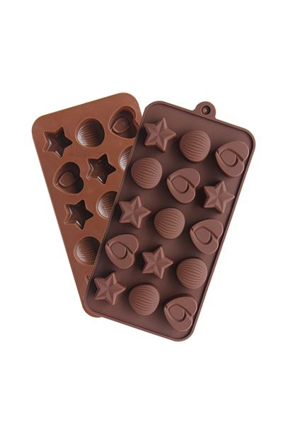 Senin Dükkanın 2-Piece Silicone Chocolate Mold (Shipped in Mixed Models)