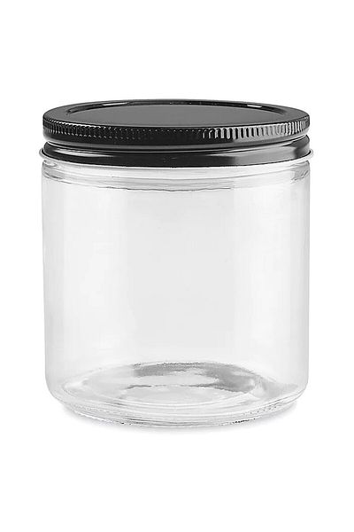Bcplast 500 ml Glass Jar / Aluminum Lid Non-Rust