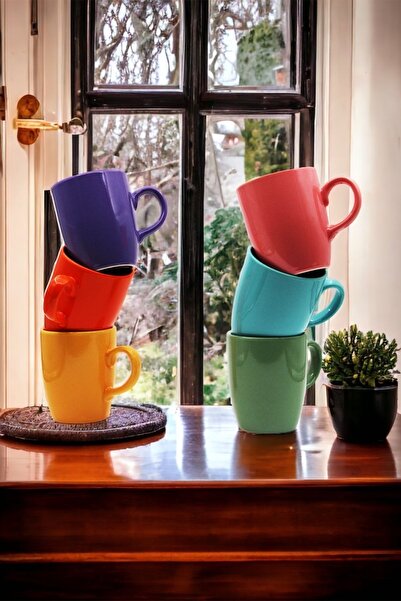 Yokuş Rainbow Mug 6 Pieces