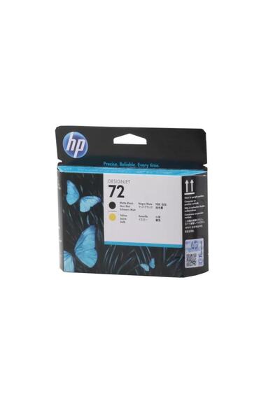 HP 72 Matte Black Yellow Mat Siyah Sarı Baskı Kafası C9384A / Hp