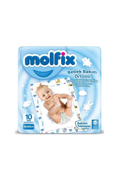 Molfix Baby Care Cover 60X60 10 Pieces