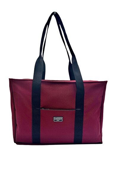 Differ Studio حقيبة داخلية سوداء مقاومة للماء للجنسين باللون العنابي مكونة من...