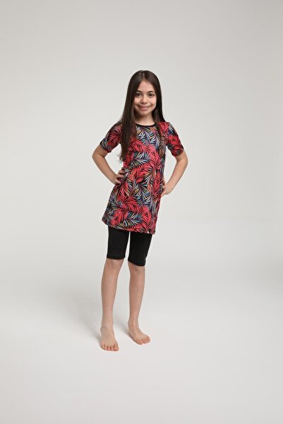 SEBOTEKS Short Sleeve Tights Girl's Swimsuit 35103