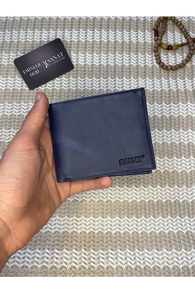 SANAT LEATHER Sl-671 leather classic men's wallet black