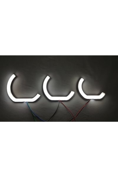 NOS Citroen C4 L Tipi Rgb Angel Halka, 4 Adet, Far Içi Halka, Citroen Angel F...