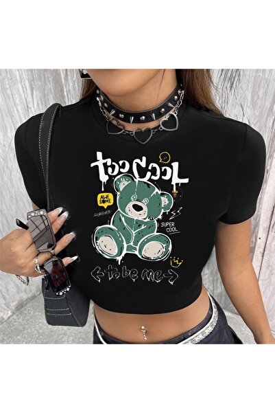 Touz LAGOM FASHION Cultură neagră imprimată super cool