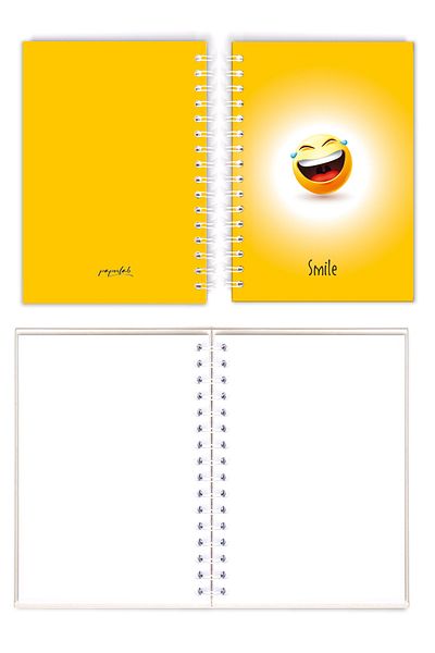 paperlab A5 Unlined Spiral Notebook
