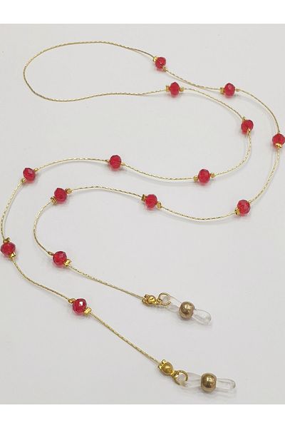 CRYSTALSHOP Glasses String - Red