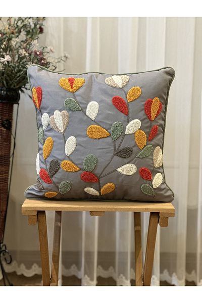 BUGİ HOME COLLECTİON Husa de perna brodata cu un singur buline