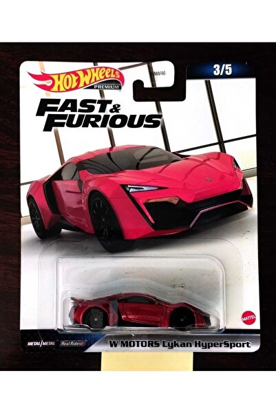 HOT WHEELS FAST AND FURIOUS W MOTORS LYKAN HYPERSPORT HNW49-LA10