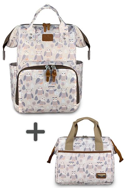 Stylo Paris Mother Baby Care Bag and Thermal Insulated Beach Bag Thermos Bag - Set of 2