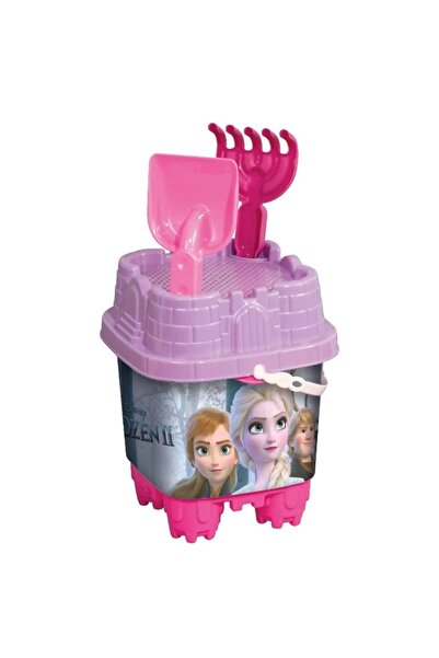 DEDE Frozen Lisanslı Büyük Kale Şekilli Kum Kovası Seti