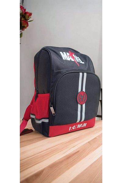 GENC DIJITAL BASKI Geanta de școală MARWVEL IRONMAN