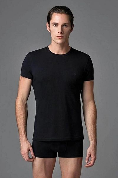Eros 2 Pieces American Collar Men's T-shirt, 95% Cotton 5% Lycra