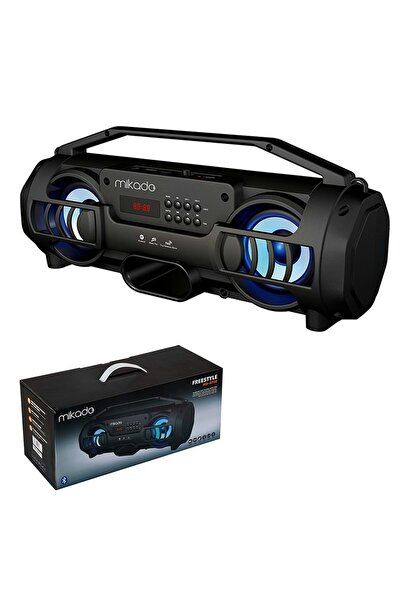 Genel Markalar MÜZİK KUTUSU ŞARJLI BT/USB/SD/AUX LEDLİ MİKADO MD-BT38