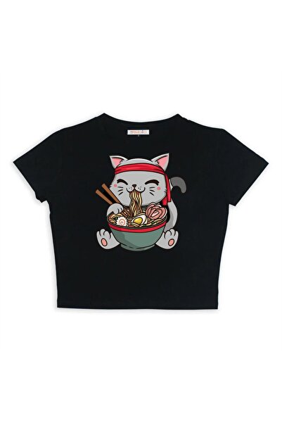 Touz Μαύρο Κροπ Κουτ Κουτ Νίντζα Κατ Νουντλ