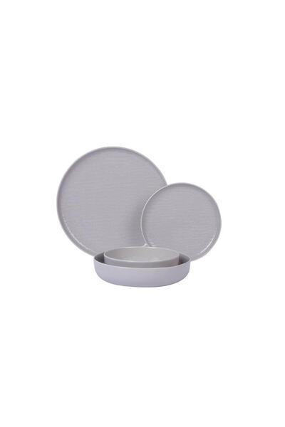 Kütahya Porselen Capri Moderna 24 Parça 6 Kişilik Yemek Takımı Bej 883450