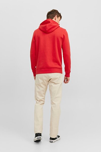 Jack & Jones JACK&JONES JJECORP LOGO SWEAT HOOD PLAY NOOS KIRMIZI