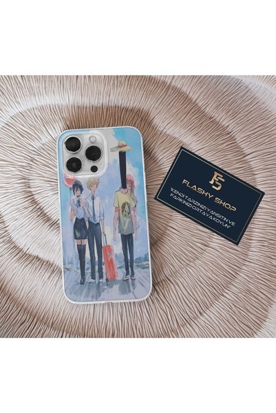 Flashy Shop Oppo A15/A15S Compatible Chainsaw Man and Punpun Anime Design Cle...