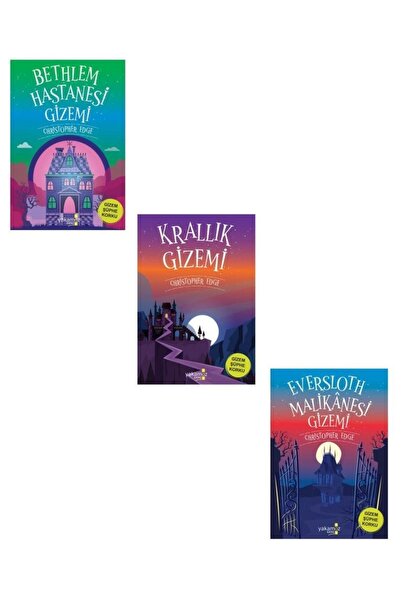 Yakamoz Yayınları Chrıstopher Edge Seti 3 Kitap (Bethlem Hastanesi Gizemi + K...