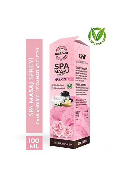 Bitkizen Gül Özlü Spa Masaj Spreyi