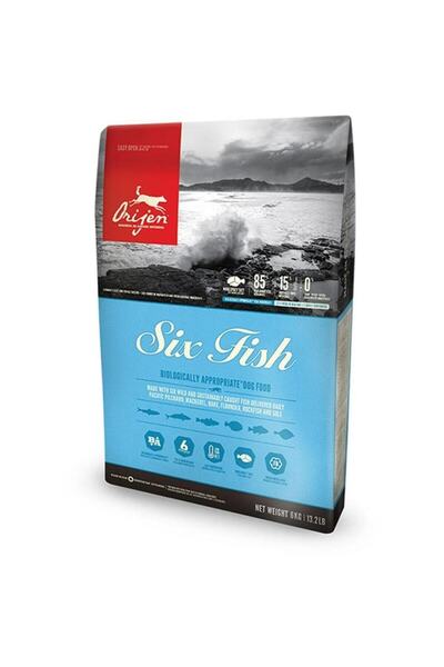 Orijen 6 Fish 6 Balıklı Tahılsız Tüm Yaşam Evreleri Için Köpek Maması 2 Kg